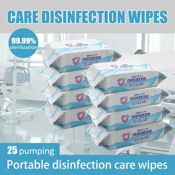 

Household Portable 25pcs/Box Alcohol Disinfection Wipes Antiseptic Cleaning Sterilization Wipes Wet Wipes First Aid Dropshipping