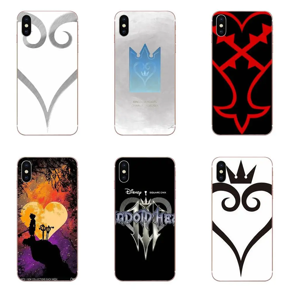 Модный Бессердечный логотип Kingdom Hearts для Xiao mi 3 4 4C 4i 5 5s 5X6 6X8 SE Pro Lite A1 Max x 2 Note |