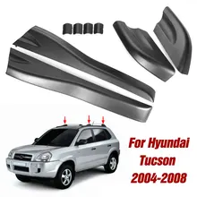 8 шт., черная крыша для Hyundai Tucson 2004 2005 2006 2007 2008
