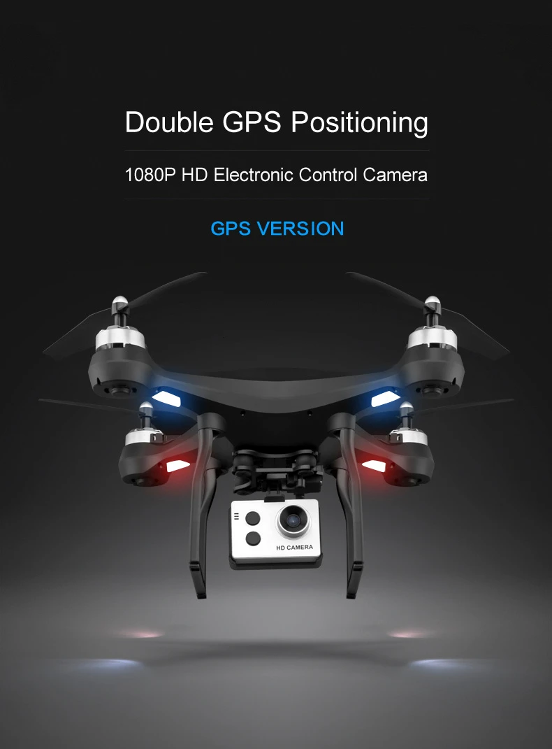 S2 Дрон с gps с 5G WiFi 1080P HD широкоугольная электронная камера gps Intellgent следующий Квадрокоптер Fly 18 mins игрушка VS F11 SG906
