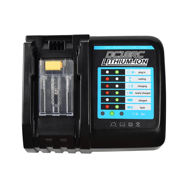 Bonacell 마키타 리튬 배터리 충전기, DC18RC 18V, BL1830, BL1..