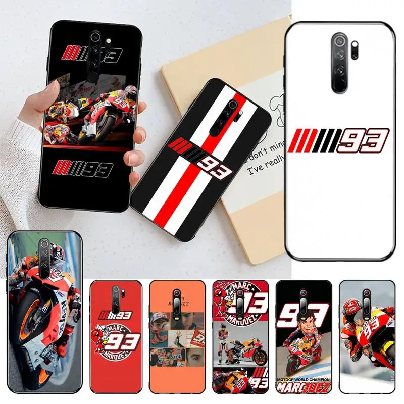 Чехол для телефона HUAGETOP Mark Marquez Moto Gp 93 Redmi Note 9 8 8T 8A 7 6 6A Go Pro Max K20|Бамперы| |