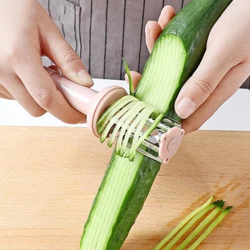 

3 in 1 Multi-function Vegetable Peeler Vegetables Cutter Potato carrot Grater Garlic Press Food Processor Kitchen Accessories