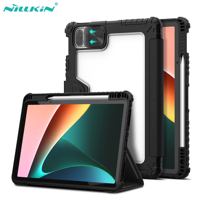 NILLKIN For Xiaomi Pad 6 Pro Case Magnetic Cover For Xiaomi Pad 6 Camera Protection Cover With Pencil Holder Mi pro tablet case