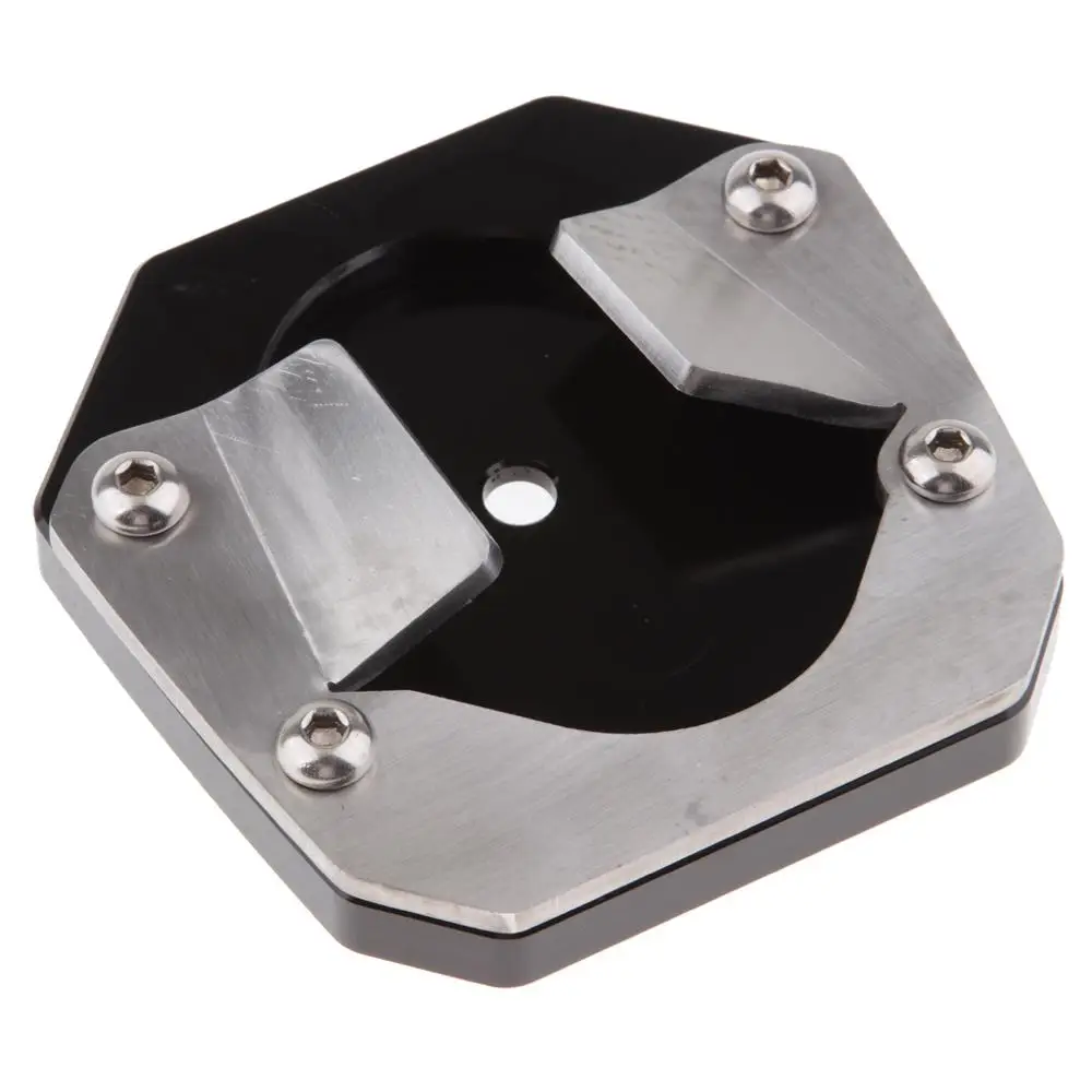 Universal Stainless Steel Motorcycle Kickstand Shoe Side Stand Extension Plate