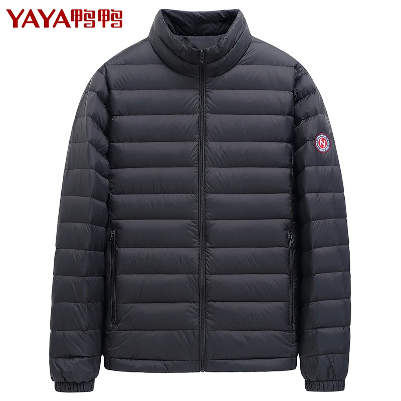 Duck Duck Autumn and Winter New down Jacket Men's Short Stand Collar Lightweight Warm Fashion and Handsome Eiderdown Outerwear