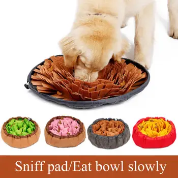

Snuffle Mat Pet Dog Feeding Mat/Interactive Dog Puzzle Toys Encourages Natural Foraging Skills Slow Eating Dog Bowl