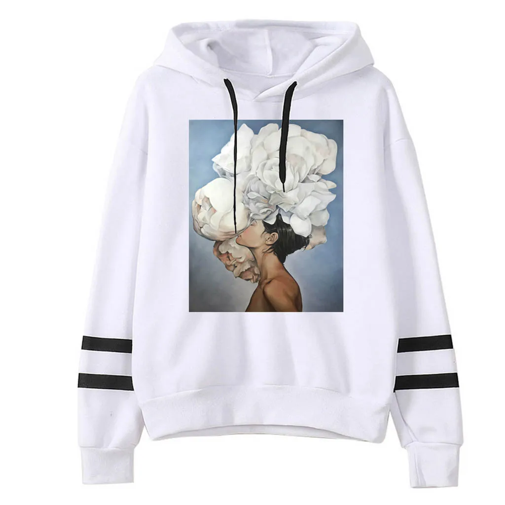 

Oversized hoodie women's fashion fashion print round neck loose comfortable long-sleeved shirt толстовка женская