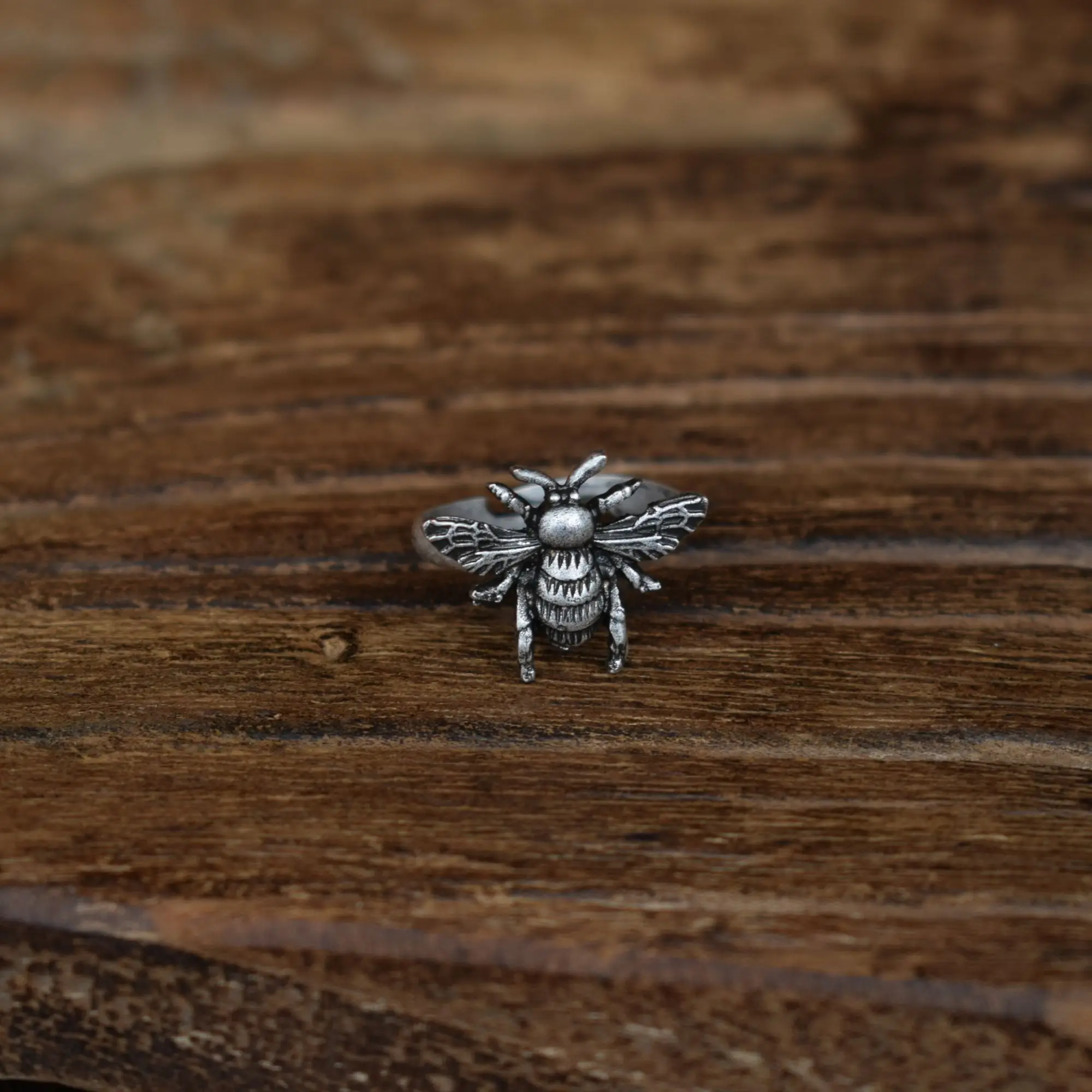 Adjustable Death Head Moth Ring-Gothic Alternative Jewellery-Dark Jewellery adjustable rings finger ring animal ring