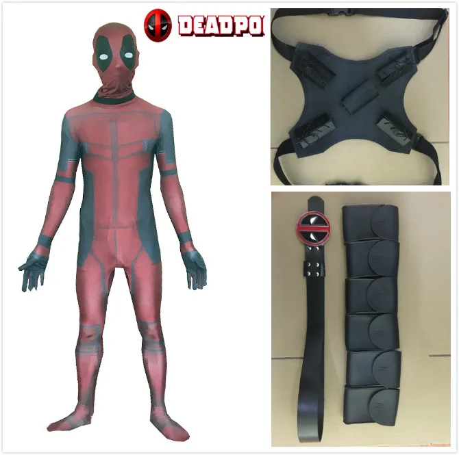 2020 Halloween Deadpool Costume Per Adulti Per Bambini Con Maschera Abiti Cosplay Ragazzo Uomo Costumi Interi Per Body Completo Per Abiti Da Festa