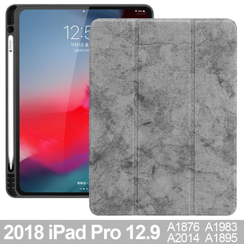 Gray Pro 12.9 Для iPad Pro 11 Чехол для iPad Pro 12,9 Магнитный ультра тонкий чехол для смарт-телефона для iPad 11 дюймов чехол с поддержкой беспроводной зарядки - Цвет: Gray Pro 12.9