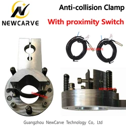 NEWCARVE – fixation Anti Collision 20 35MM, support de pince de torche Plasma à flamme pour Machine à découper CNC Portable 