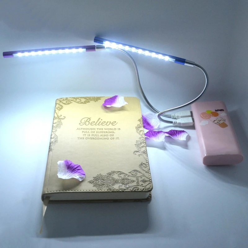 USB металлический 10 светильник портативная клавиатура маленький Ночной