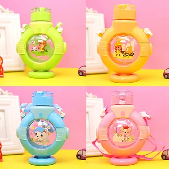 

310ml Baby Feeding Cup Thicken Kids Children Learn Feeding Drinking Water Straw Bottle Training Baby Feeding Cup