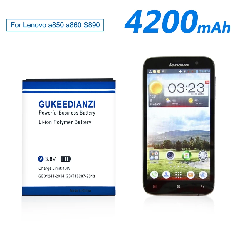 BL198 100% Новый 4200mAh литий ионный аккумулятор для Lenovo S890 A850 A830 A860E K860 K860i A678T S880 S880i