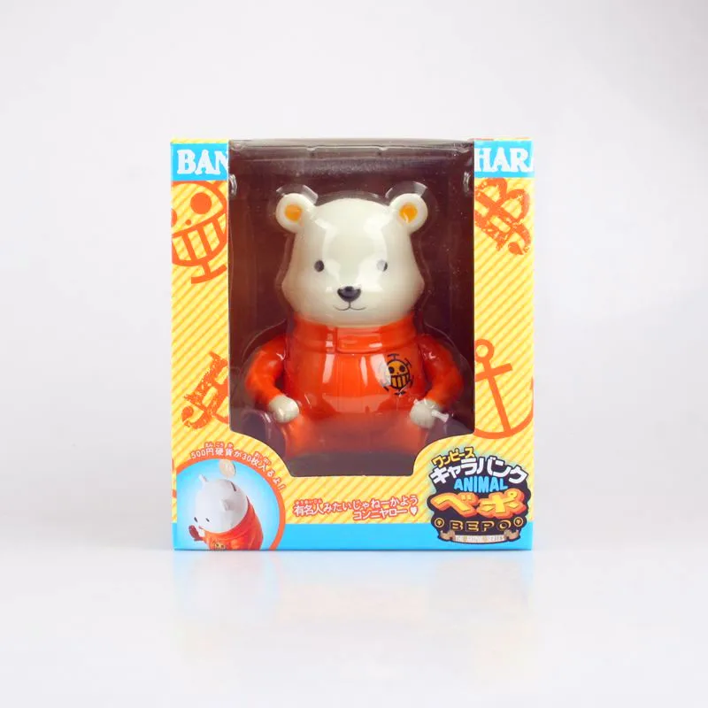 Аниме one piece Милый Тони Чоппер Bepo Kumasy Копилка ПВХ фигурка Коллекционная модель игрушки в коробке подарки - Цвет: Bepo with box