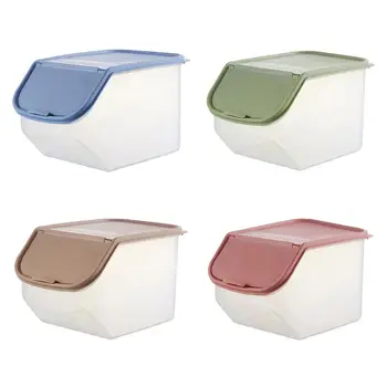 

Rice Storage Container Airtight Food Container Kitchen Cereal Grain Organizer