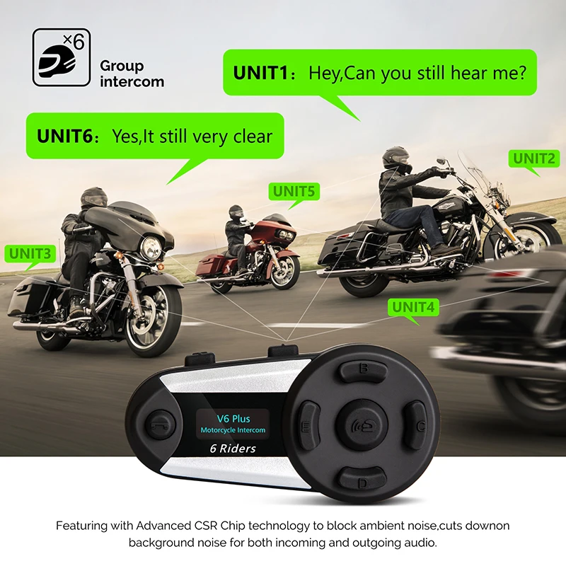 3 шт. V6 Plus домофон шлем мото rcycle шлем гарнитура Bluetooth 1200 м 6 Rider intercomunicadores de casco moto MP3 FM светодиодный