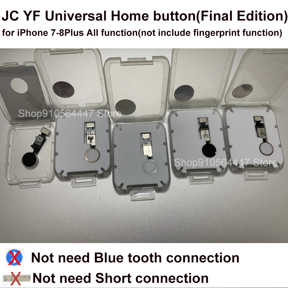 YF JC Главная Кнопка Flex для iPhone 7 8 Plus возврат назад с гибким кабелем резиновая