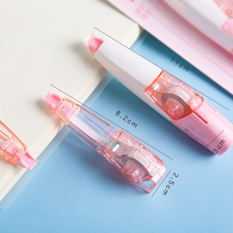 Mohamm 2 + 1 5mm*6m White Out Correction Tape Pen with 2 Refills Set School Office Supplies Stationery correction tape,correction belt,correction strap