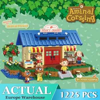 

Creative K103 House Building Toys The Animal Crossing House Assembly Bricks Model Building Blocks Kids Christmas Toys Gifts