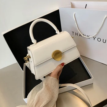

Vintage Retro Totes Bags For Women 2020 Fashion Handbag Soft Leather Female Small Bag Casual Retro Mini Shoulder Bag