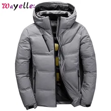 Пуховое пальто с капюшоном, мужская куртка-пуховик, парка для мужчин, теплое толстое пальто с капюшоном, зимнее пальто, Мужская короткая пуховая куртка, пальто, верхняя одежда