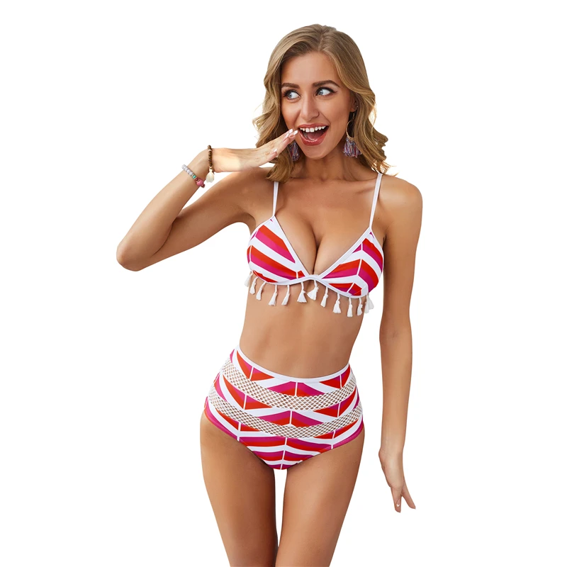 Print Bikini Women High Waist Swimsuit Sexy Biquini Deep V Swimwear Backless Bikinis Set Women Bathing Suit Summer Beach Wear Print Bikini Women High Waist Swimsuit Sexy Biquini Deep V Swimwear Backless Bikinis Set Women Bathing Suit Summer Beach Wear