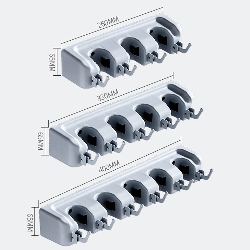 Настенный держатель для швабры 3/4/5 позиций многофункциональный тряпка для швабры зубная щетка отель зубная вешалка для хранения вешалок Швабра для домашнего хозяйства щетка Крючки