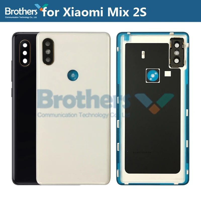 Корпус батареи для Xiaomi mi x2S mi x 2S Батарейная дверь с объективом камеры стеклянная задняя крышка задний корпус для M1803D5XA