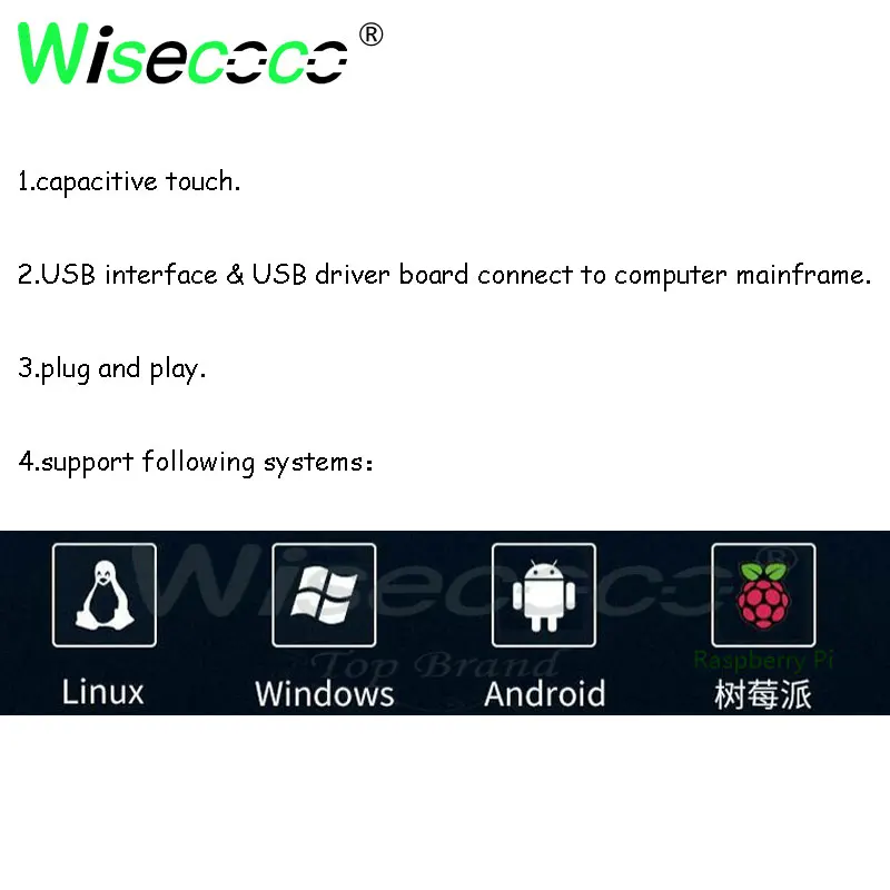 Wisecoco 12,3 дюймов сенсорный экран емкостный сенсорный usb интерфейс plug and play для 12,3 дюймов ЖК-HSD123KPW1-A30