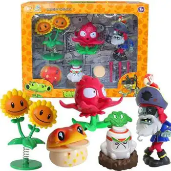 

Large Genuine Plants vs. Zombies Pea Shooter Piranha Flower Soft Silicone Anime Character Children Doll Kids Birthday Toy Gift
