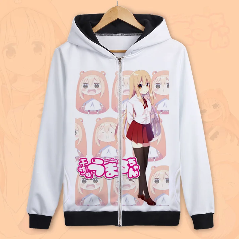 Style18 Himouto! Umaru-chan мультипликационный персонаж дома Умару с милым принтом с капюшоном, косплей костюм для мужчин и женщин, весенне-осенняя Повседневная Толстовка, уличная одежда - Цвет: Style18