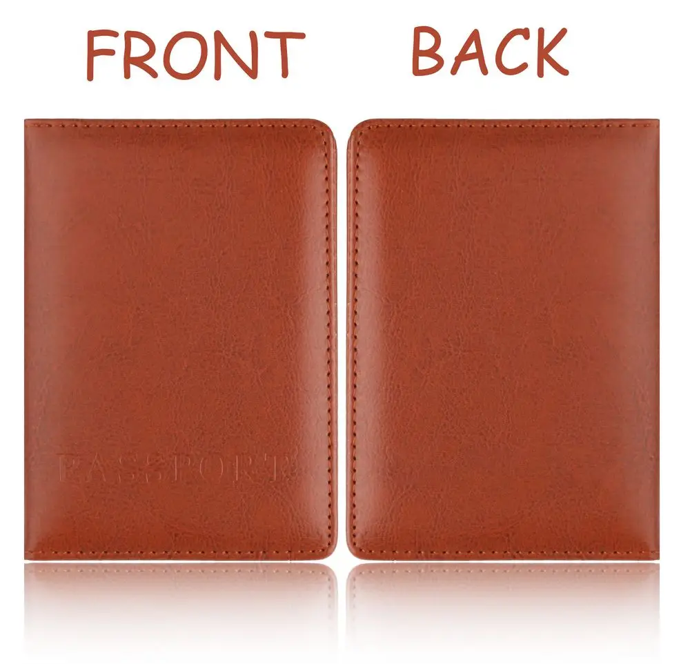 TOURSUIT Leather Multi Functional Credit Card Passport Holder Cover Case for Men and Women