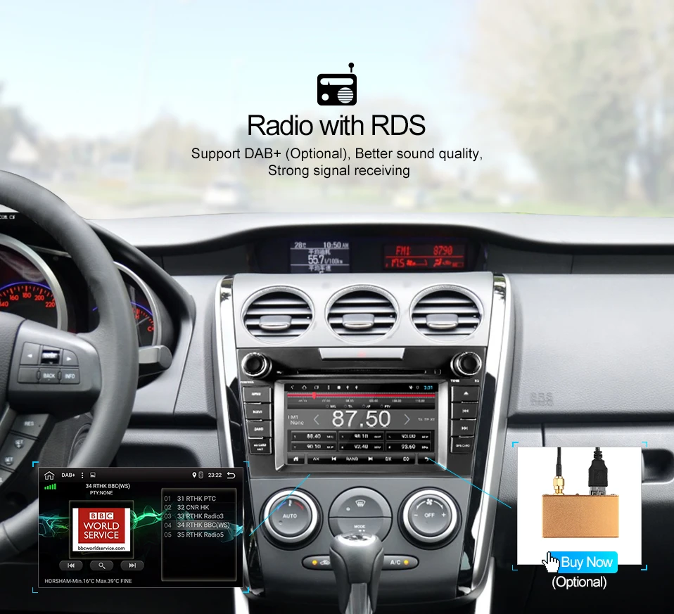 Discount Asottu android 9.0 car dvd  for Mazda CX-7 2008 2009 2010 2011 2013 2013 2014 2015  gps navigation radio video player 8