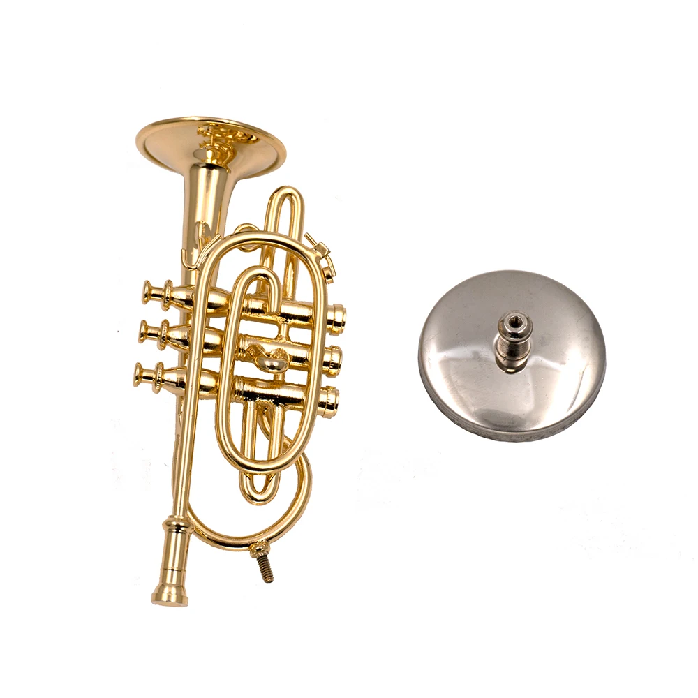 Miniatur Kornet 8.5cm Mini Dekoration Musikinstrument