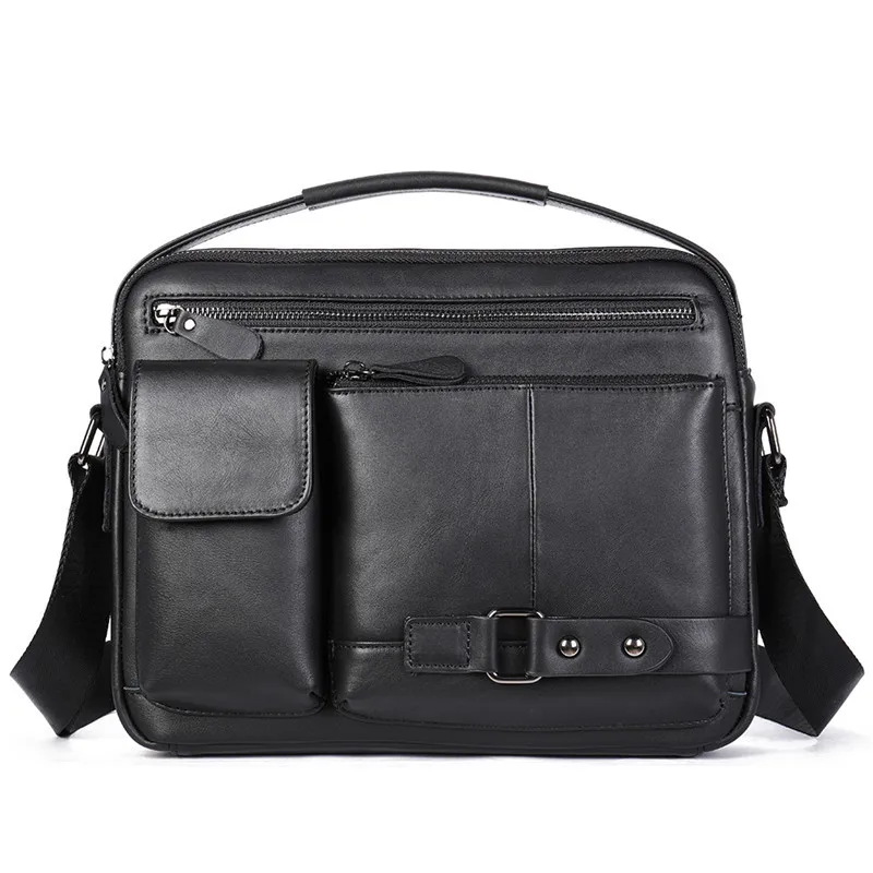 

Business Messenger Bags Men Bolsos Male Crossbody Bags Man's Handbag Sling Bag Man Bag Genuine Leather Men's Shoulder Bag