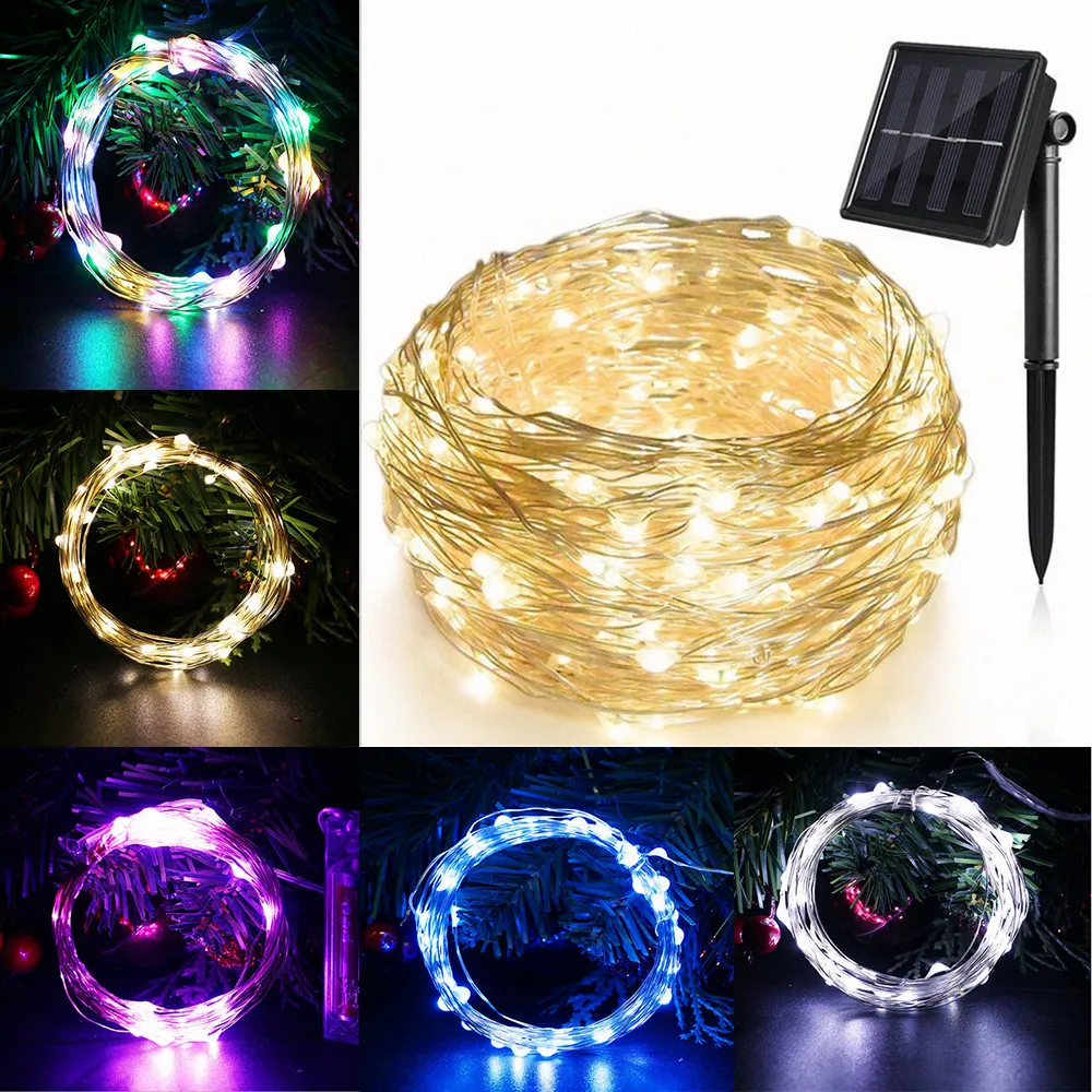 40M 400LED Solar String Light Copper Wire Fairy Lights Outdoor Garden Waterproof 40M 400LED Solar String Light Copper Wire Fairy Lights Outdoor Garden Waterproof