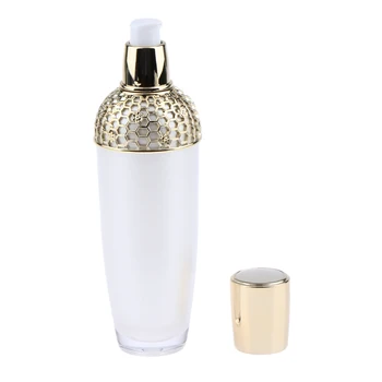 

30/50/100/120ml Empty Acrylic Lotion Bottle, Refillable Container for Shampoo, Lotions, Liquid Body Soap, Face Creams