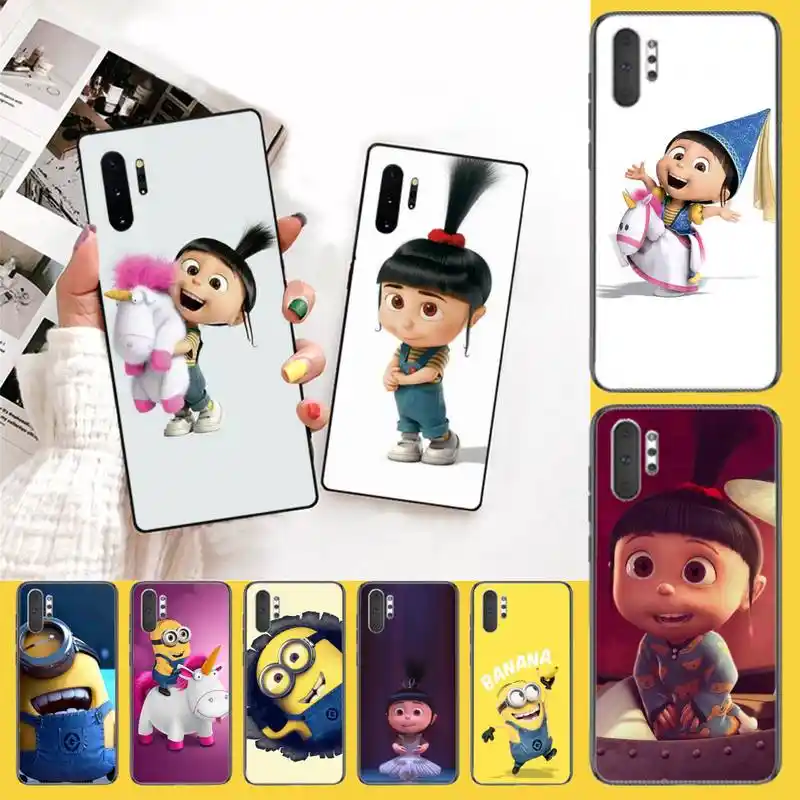 Nbdruicai Minions Minion My Unicorn Agnes Soft Silicone Black Phone Case For Samsung Note 3 4 5 7 8 9 10 Pro M10 20 30 Aliexpress - minion morphs roblox