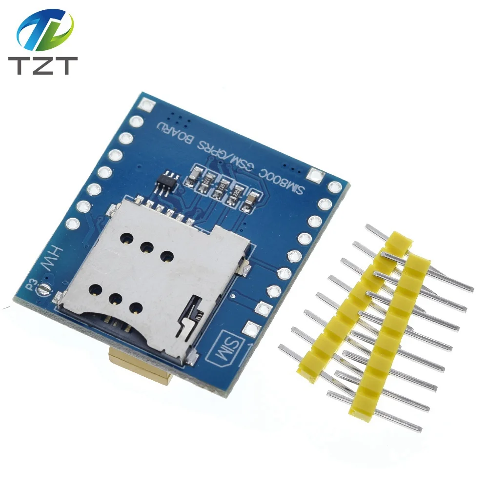 TZT SIM800C GSM GPRS модуль 5 В/3,3 в ttl макетная плата IPEX с Bluetooth и TTS для Arduino STM32 C51 для Arduino