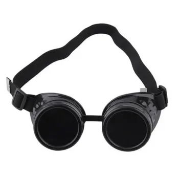 

3 Color Goggles Gothic Retro Bril Zonnebril Ronde Cosplay Stage Performance Accessoires Voor Mannen En Vrouwen Van