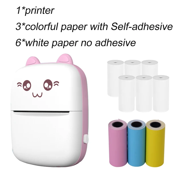Photo Printing Student Printer Inkless Black and White Portable Error Question Recorder for Notes Recording Printing Equipment Photo Printing Photo Printing Student Printer Inkless Black and White Portable Error Question Recorder for Notes Recording Printing Equipment Photo Printing