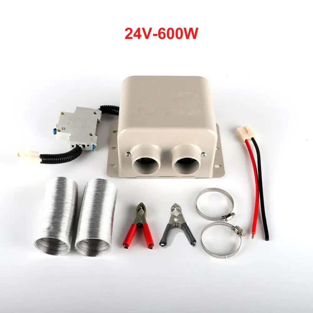 800 W/600 W 12 V/24 V автомобильного обогревателя автомобиля Стекло обогреватель окно нагреватель 2 колесика с камерой низкого давления х розетка зимняя теплая обувь барабан Авто нагреватель ячеистой сети/тумана - Название цвета: 24V-600W