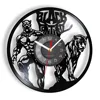 Wakanda Forever Panther Superhero Inspired Vinyl Record Wall Clock Silent Non Ticking Timepieces Retro Wall Watch For Kids Room 1