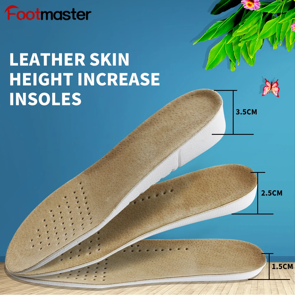 FootMaster Absorbent Ultra Thin Lambskin Leather Insoles with