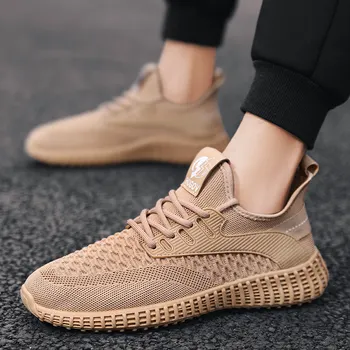 

2020 Summer High Quality Men Sneakers Comfortable Sport Walking Shoes Casual Breathable Lightweight Mesh Male Running Sneakers