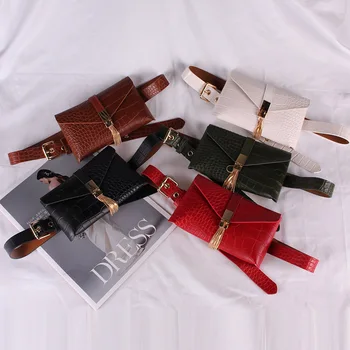 

Fashion tassels, soft leather mini-belt, small bag, Han Chao with dress decoration