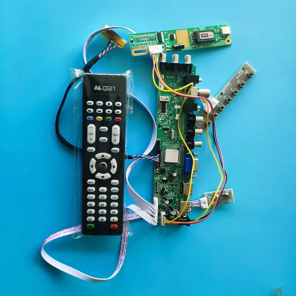 

Комплект для планшетов головного света/Φ 1 CCFL LCD TV VGA USB remote 1280X800 30pin панель контроллера стандарт DVB-T Цифровой HDMI