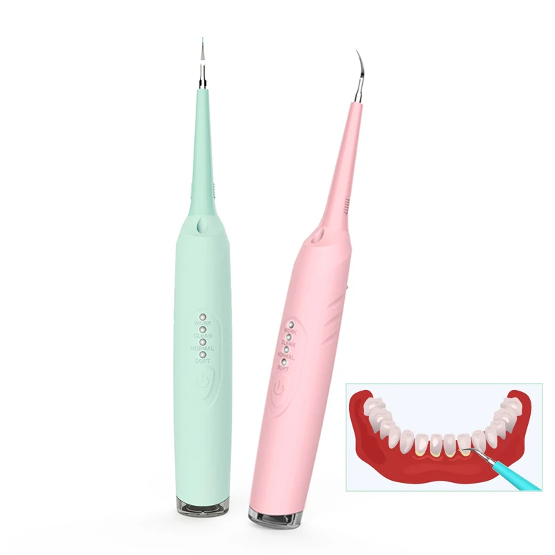 Tanie TKSC 100 tryby skaler dentystyczny czyszczenia zębów dentysta silikonowy dentysta elektryczny Dental Calculus usuwania płytki nazębnej wybielanie zębów